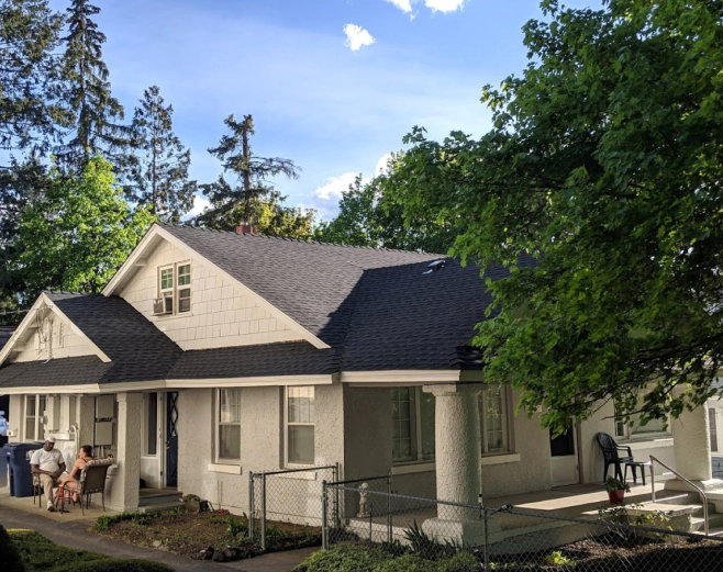 New roof on a Spokane home by DG Contracting